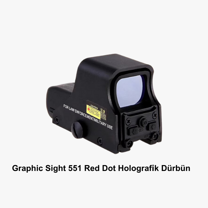 Graphic Sight 551 Red Dot Holografi̇k Dürbün