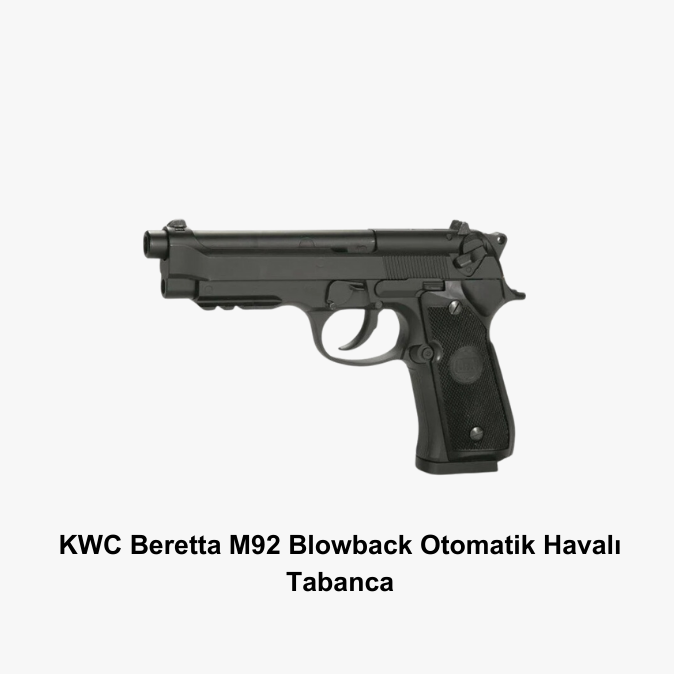 KWC Beretta M92 Blowback Otomatik Havalı Tabanca