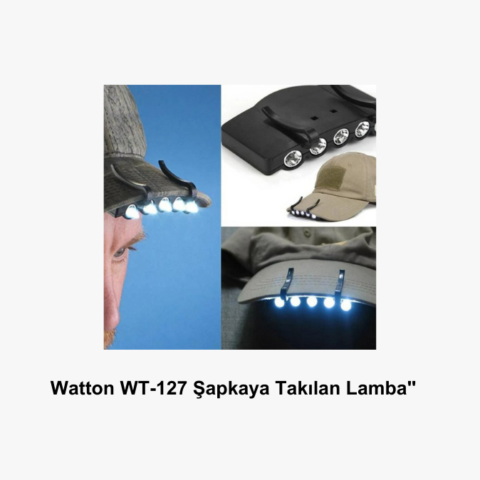 Watton WT-127 Şapkaya Takılan Lamba